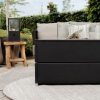 Cosi Cosipure 120 Black vuurtafel met glasset