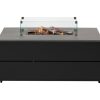 Cosi Cosipure 120 Black vuurtafel met glasset