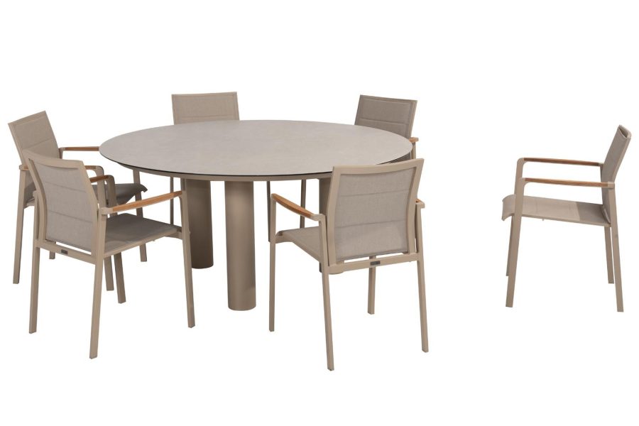 Taste by 4 Seasons Cortina tuinset latte met Donato tafel