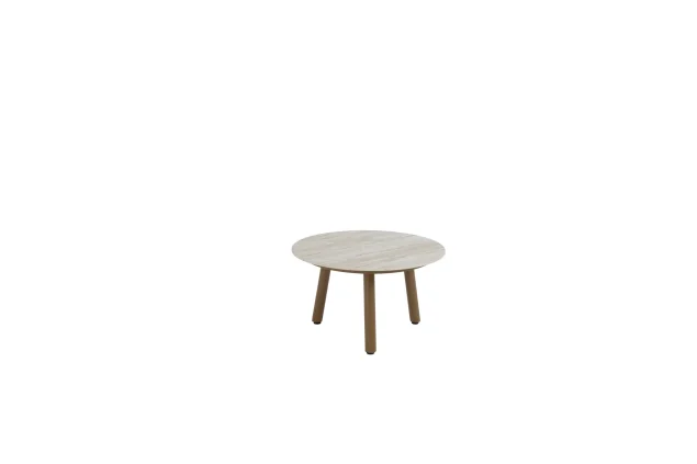 Taste by 4 Seasons Salute loungetafel amber met rond keramisch blad Ø 60 cm (H 35 cm)