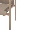 Taste by 4 Seasons Cortina stapelbare tuinstoel latte - detail