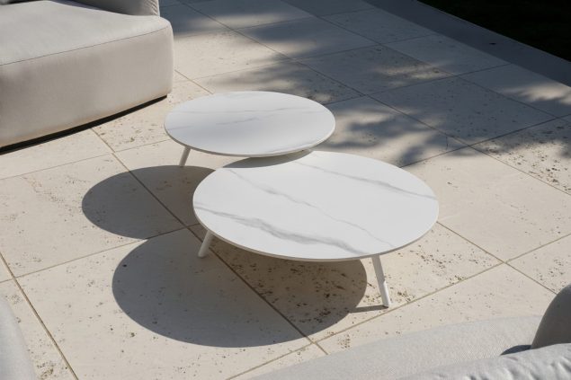 Flow Vaya keramische loungetafel - wit SALE