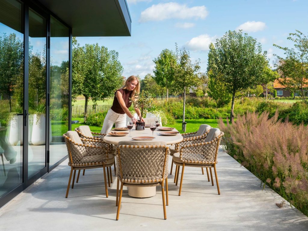 Martinique-tuinset met Hampton-tafel