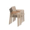 Taste by 4 Seasons Cortina tuinstoelen latte - gestapeld