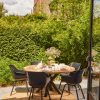 Hartman Sophie Element dining set carbon black met Stephanie tafel