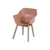 Hartman Sophie Element dining chair Italian terre met teak onderstel