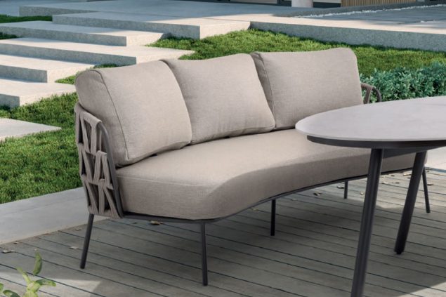 4 Seasons Outdoor Mallorca 3-persoons low dining bank terre