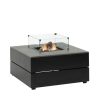 Cosi - Cosipure 100 vuurtafel zwart/grijs met glasset