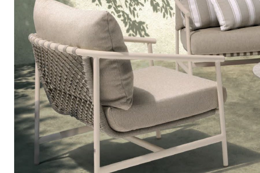 4 Seasons Outdoor Bermuda loungestoel latte