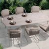 4 Seasons Outdoor Bermuda tuinset latte met Prado tafel