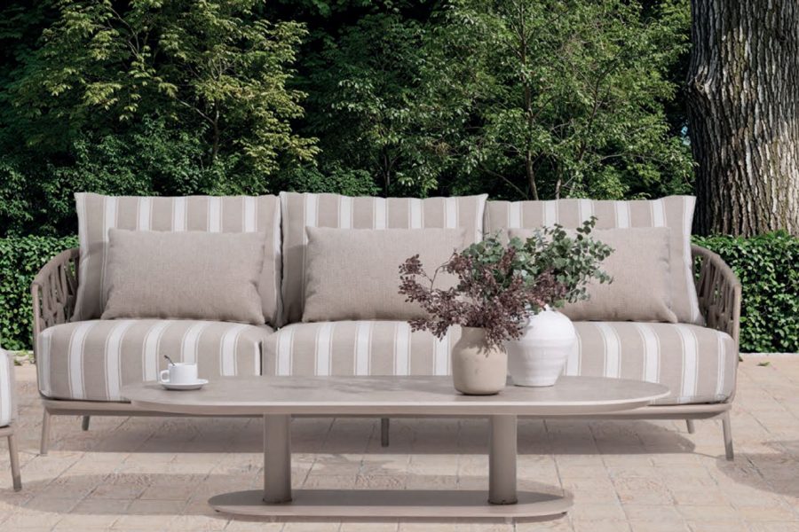 4 Seasons Outdoor Beverly loungebank latte