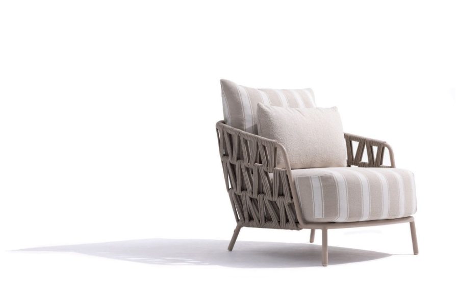 4 Seasons Outdoor Beverly loungestoel latte