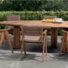 4 Seasons Outdoor Mats tuinset met Corsica tuintafel met kiezelvormig blad 240 x 130 cm