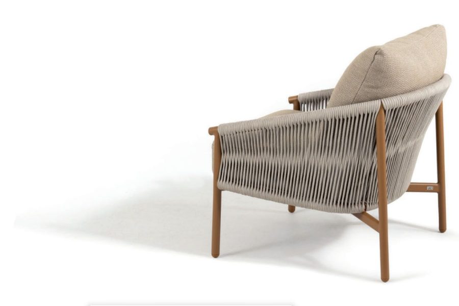 4 Seasons Outdoor Milos loungestoel amber