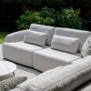Flow Yavi hoekbank XL Graumel chalk