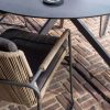 Taste by 4 Seasons Parma stapelbare tuinstoel antraciet - detail