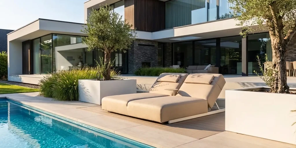 Flow Lio 2-persoons ligbed Heather chalk