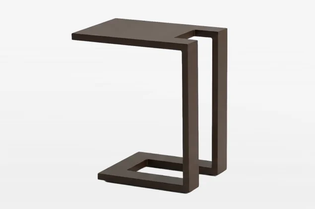 Flow U-bijzettafel Pure Cacao